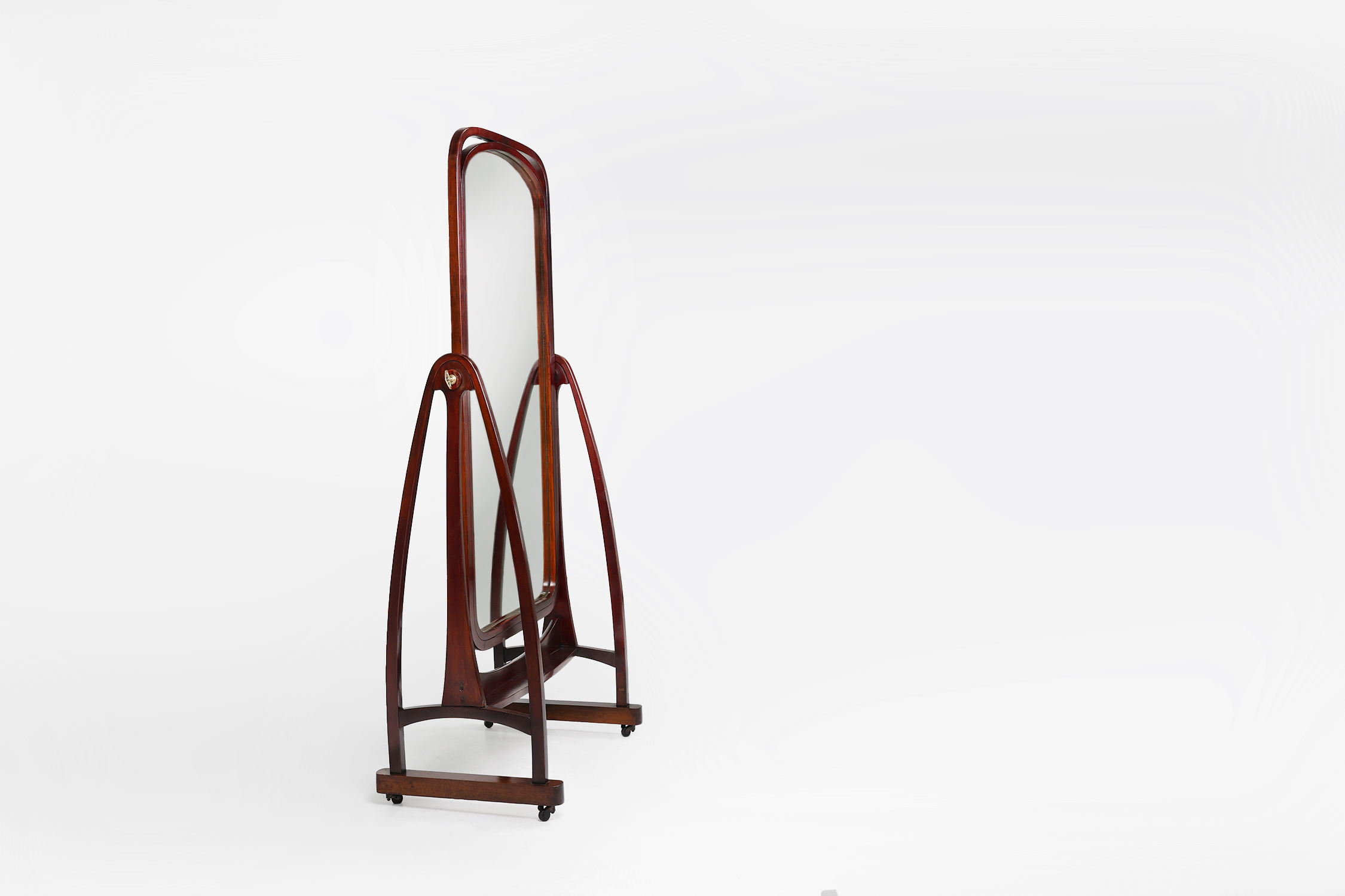 Iconic Cheval Dressing Mirror model 9954 by Thonet, Austria ca. 1904thumbnail